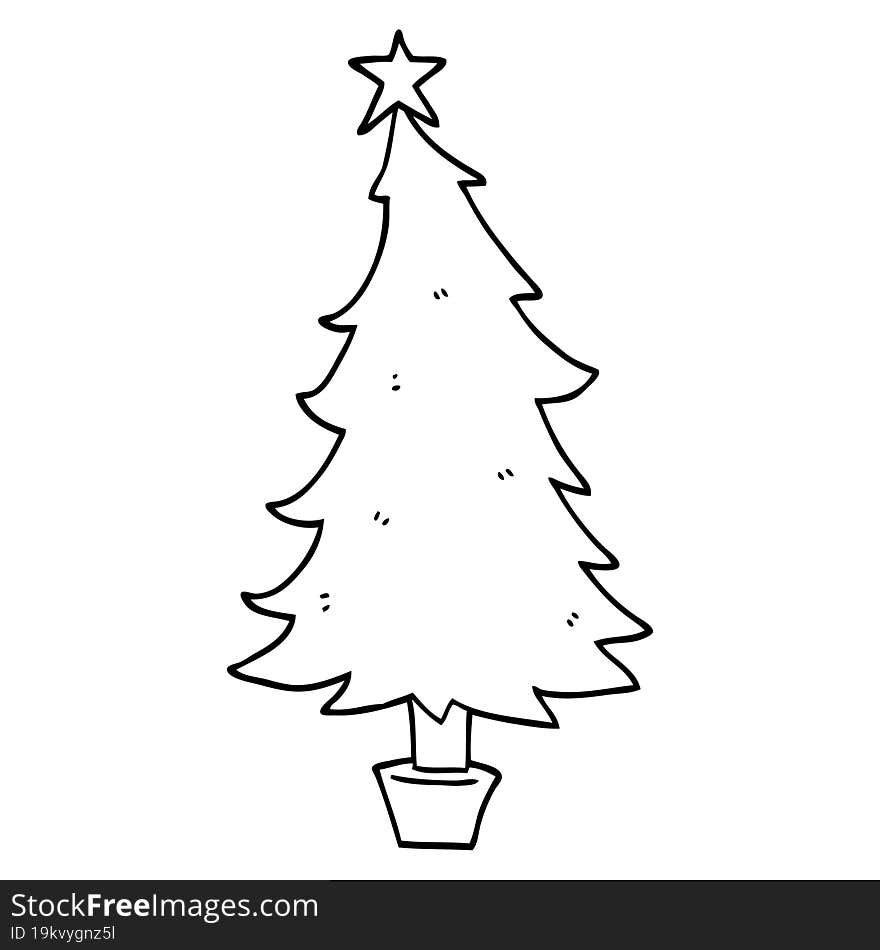 Cartoon Christmas Tree