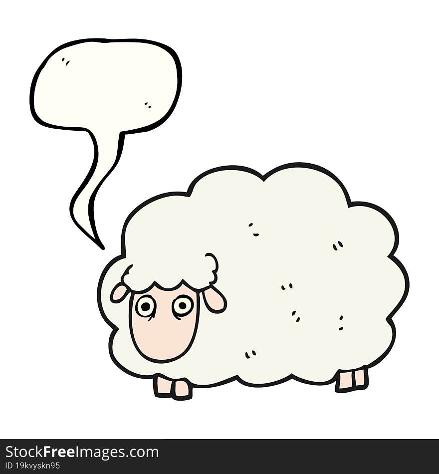 speech bubble cartoon farting sheep