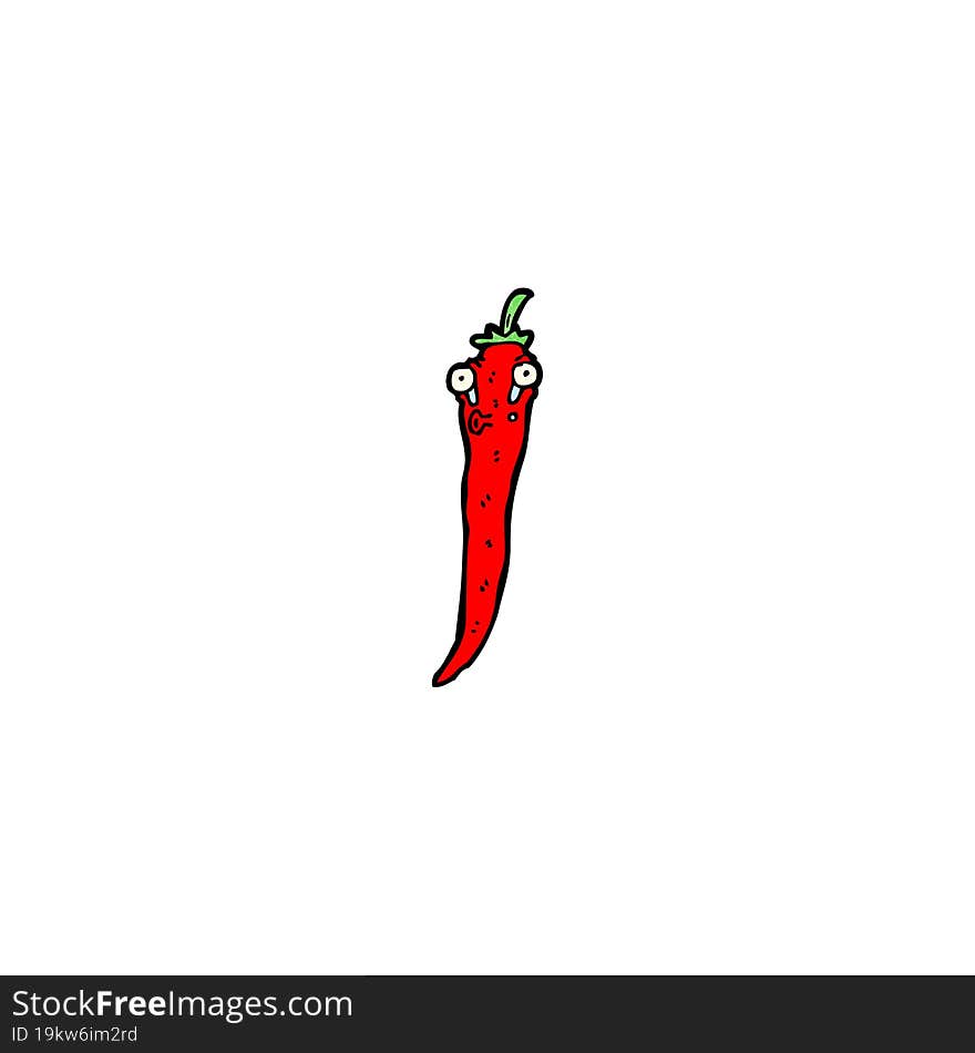 cartoon chilli pepper