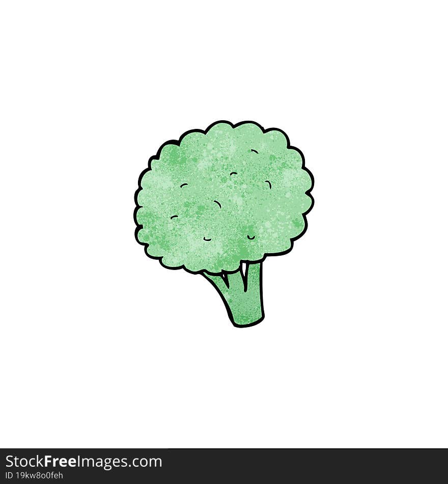 cartoon broccoli