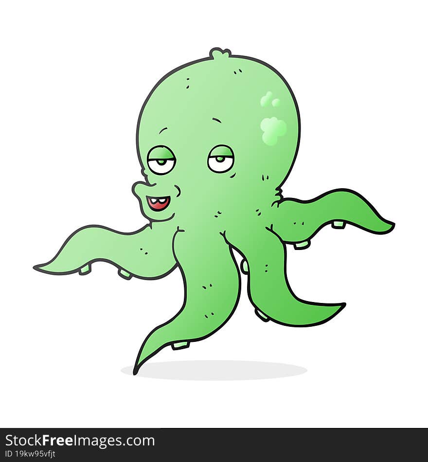 cartoon octopus