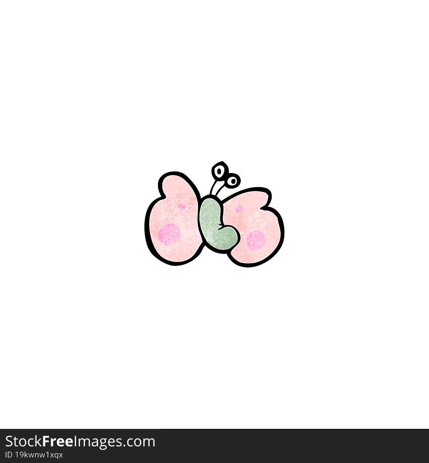 Funny Cartoon Butterfly