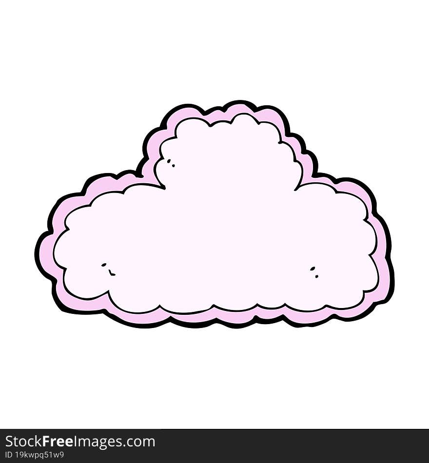 Cartoon Cloud Symbol