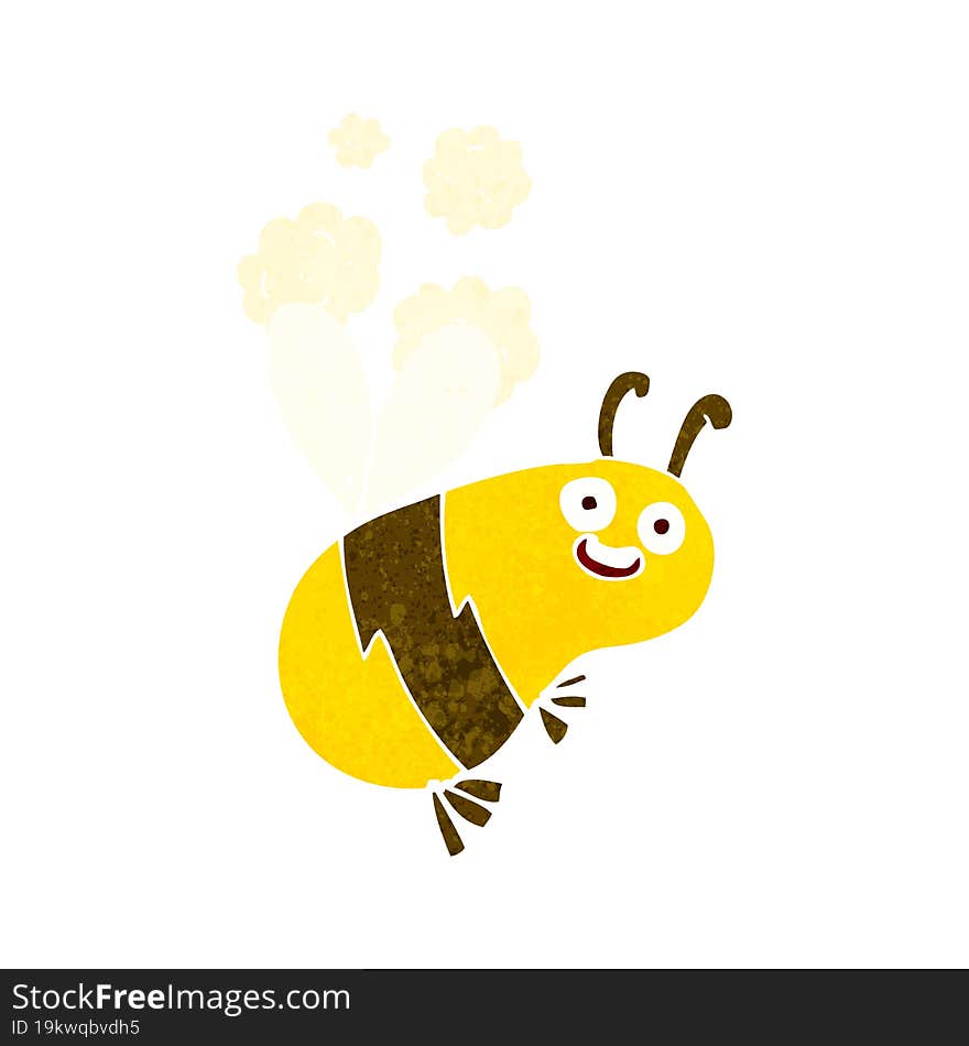 funny cartoon bee