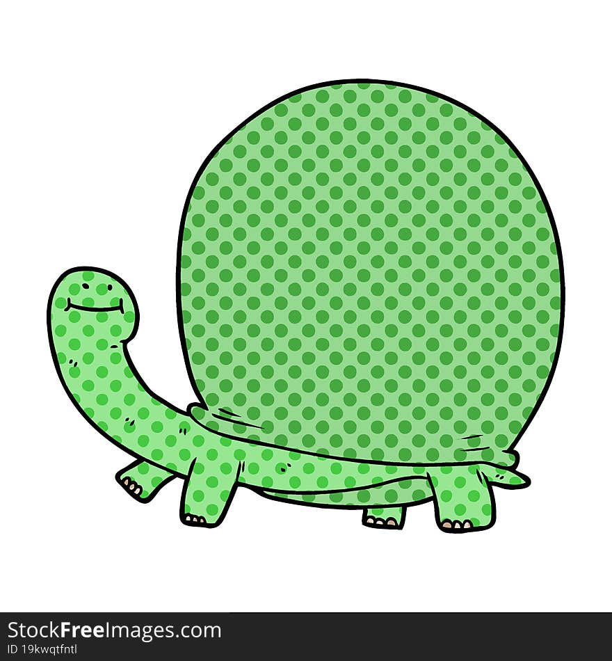 cartoon tortoise. cartoon tortoise