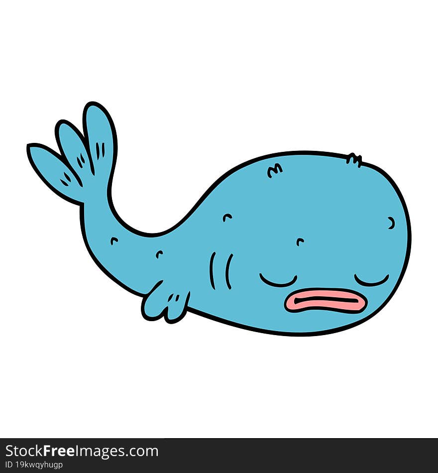 cartoon doodle of a fish