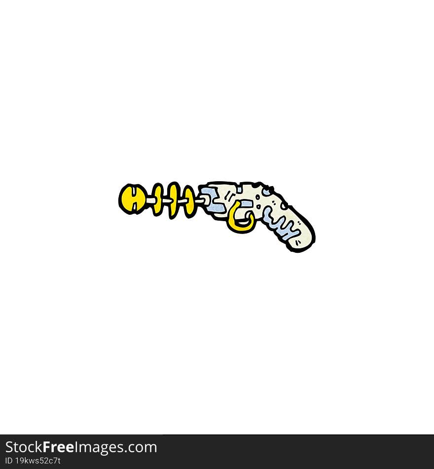 cartoon ray gun