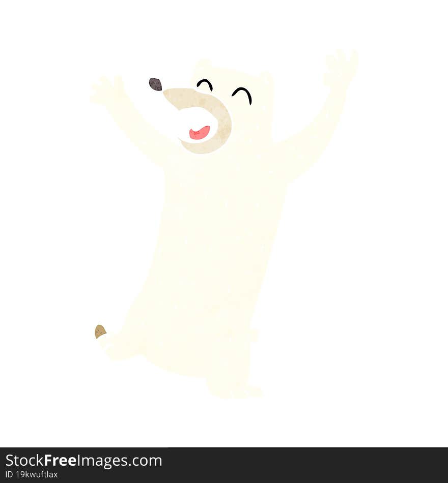 cartoon polar bear