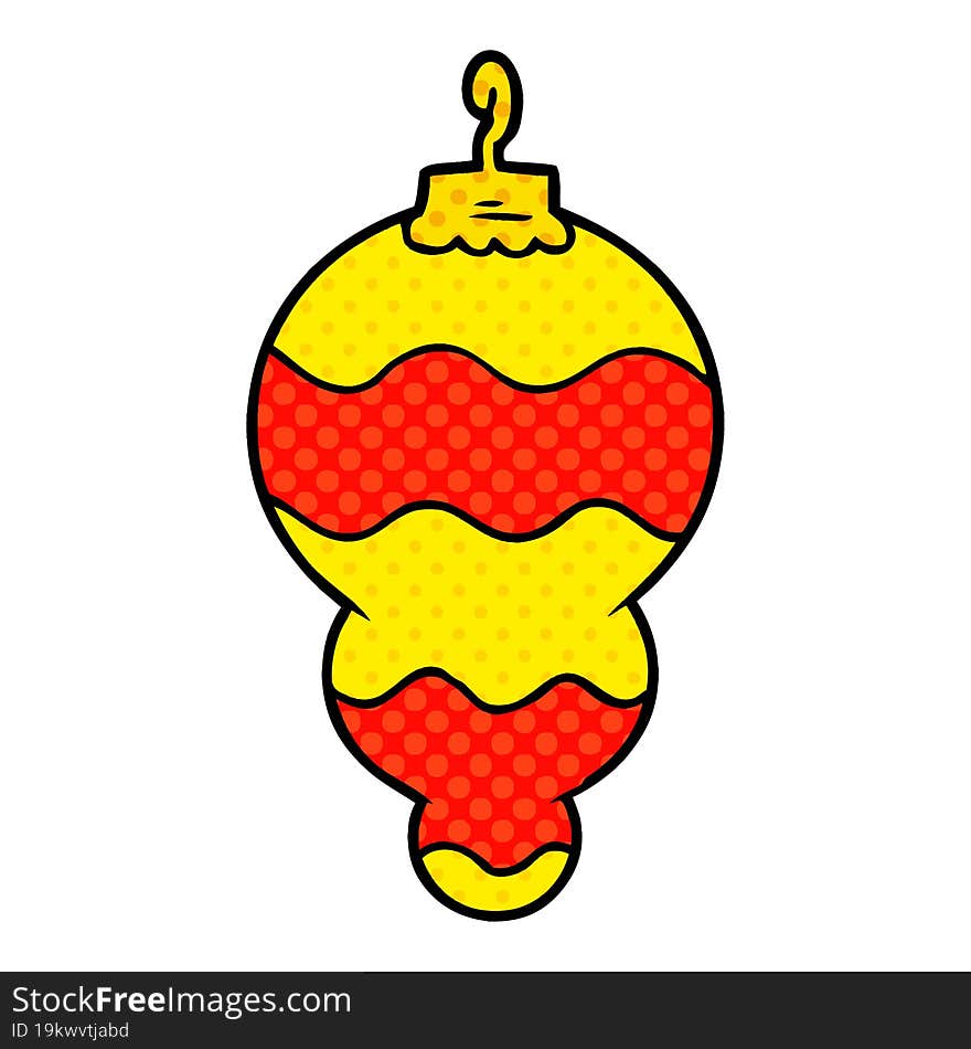 cartoon christmas decoration. cartoon christmas decoration