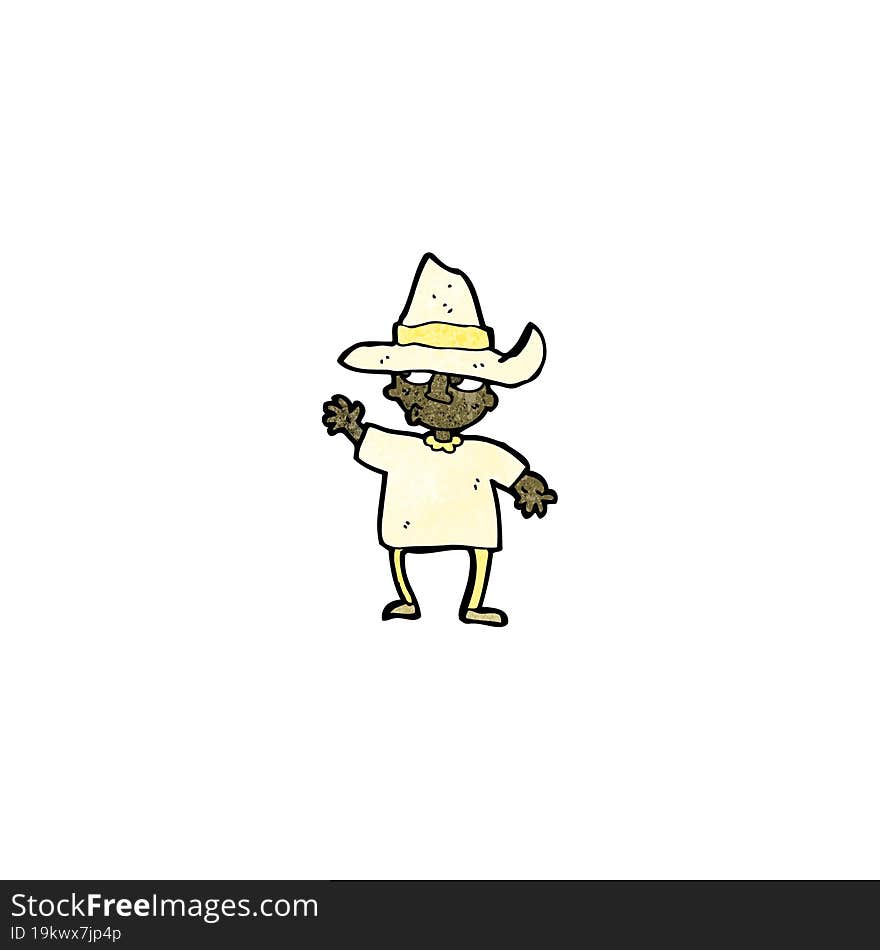 cartoon peasant farmer