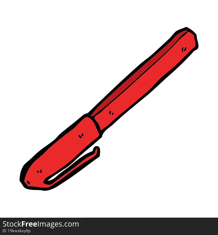 cartoon pen