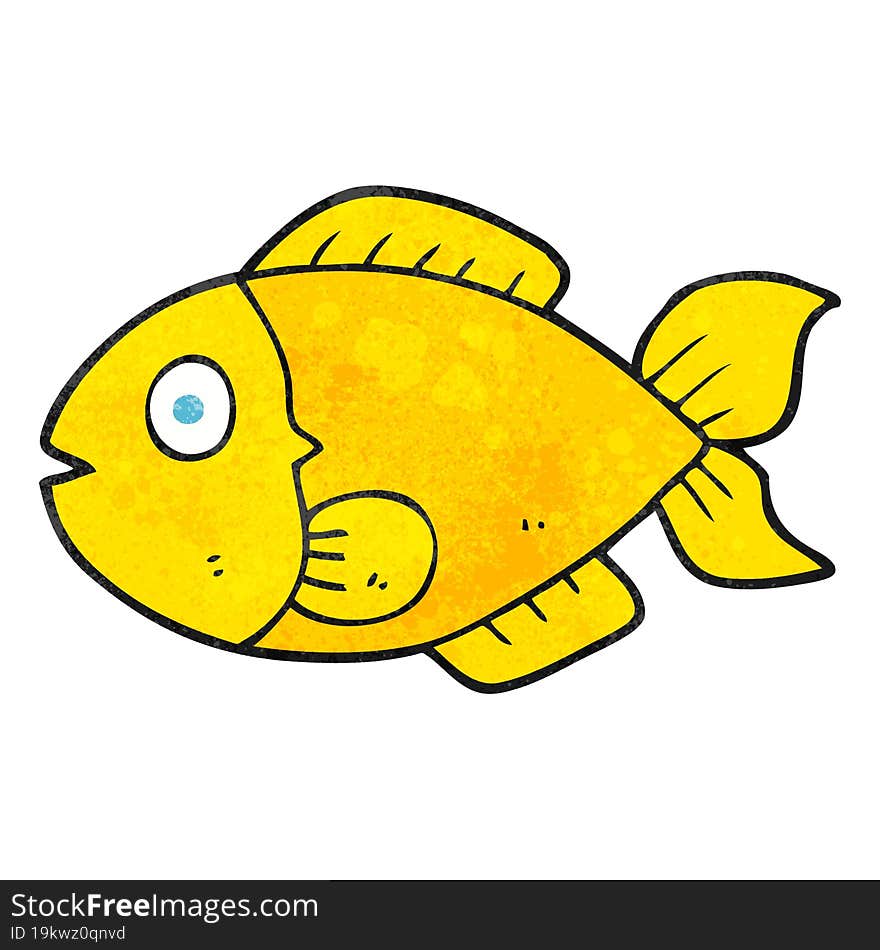 textured cartoon fish