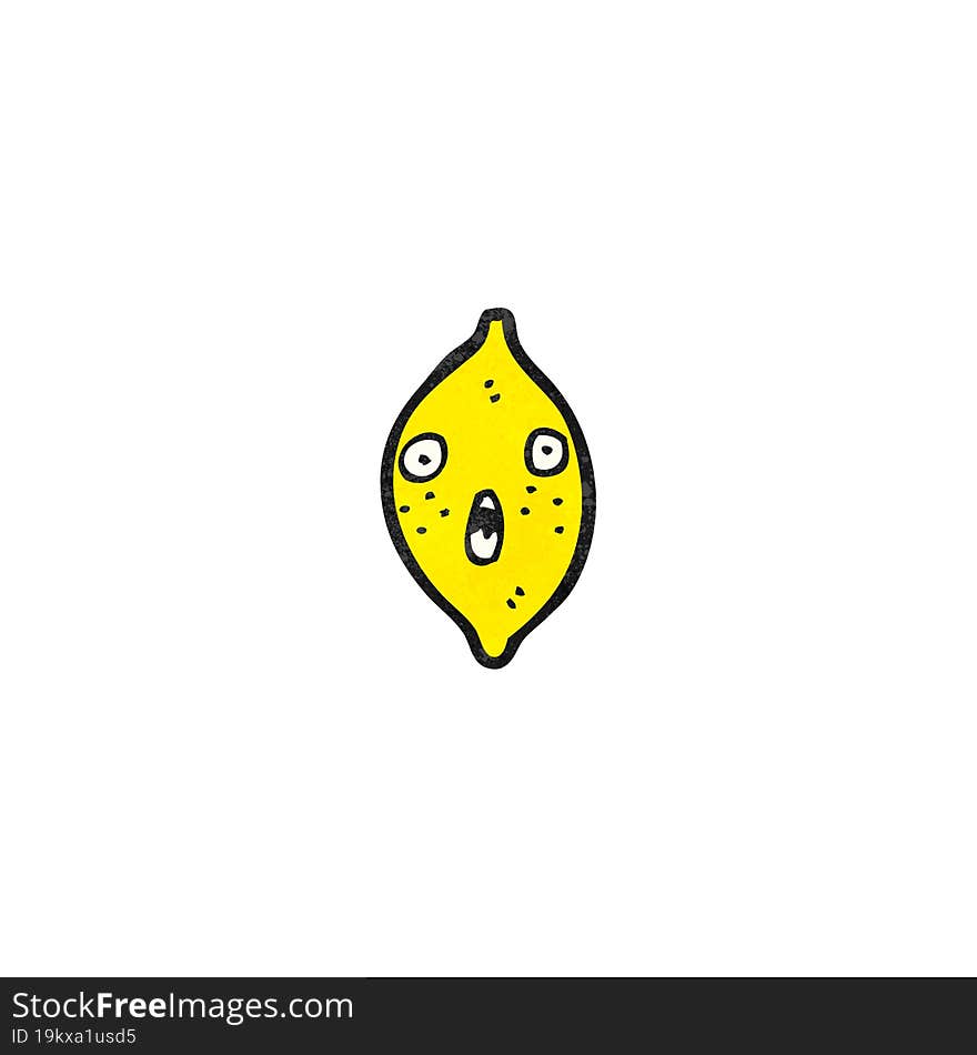 cute cartoon lemon