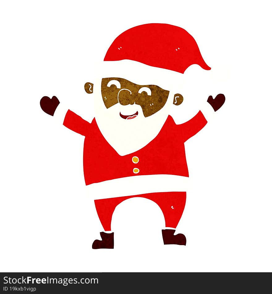 cartoon santa claus