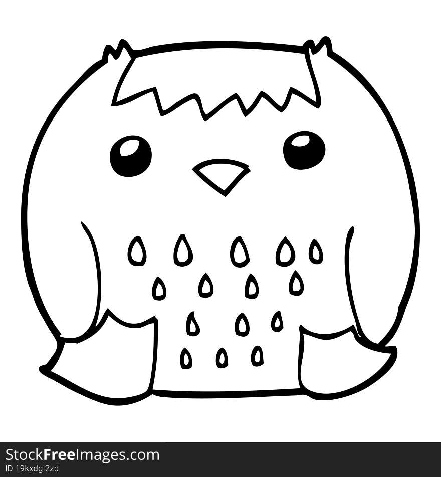 cartoon owl