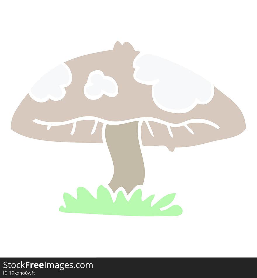 Cartoon Doodle Mushroom