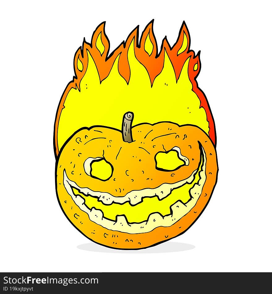 cartoon pumpkin