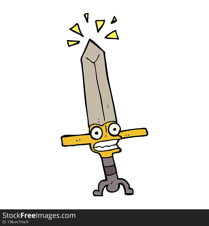 Cartoon Magic Sword