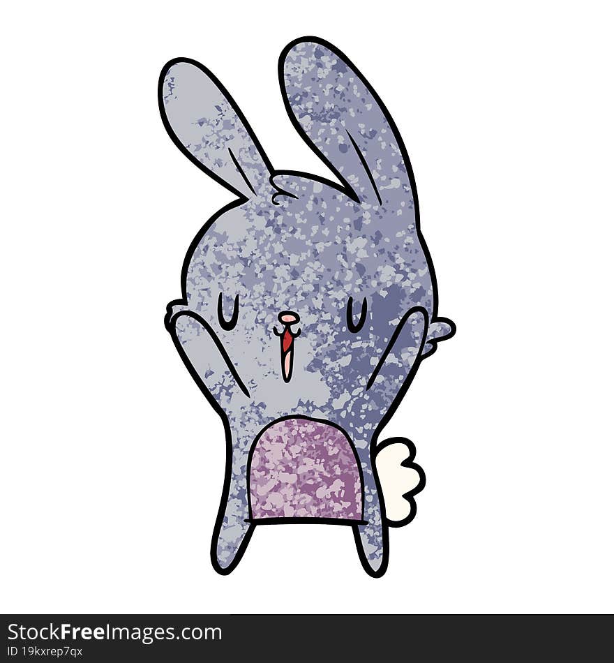 cute cartoon rabbit. cute cartoon rabbit