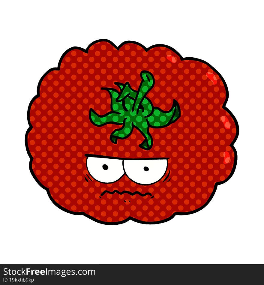 cartoon angry tomato. cartoon angry tomato