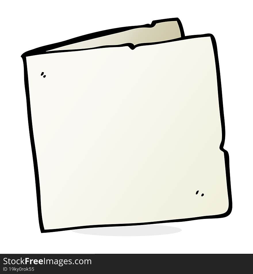 cartoon blank card