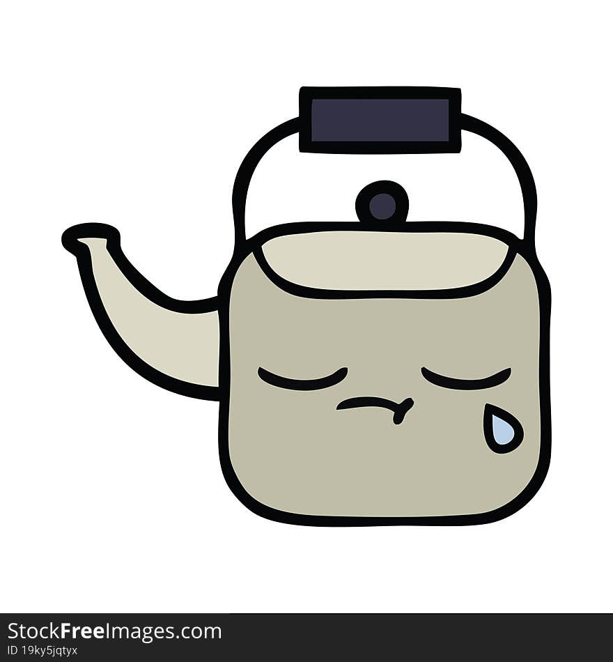 cute cartoon kettle