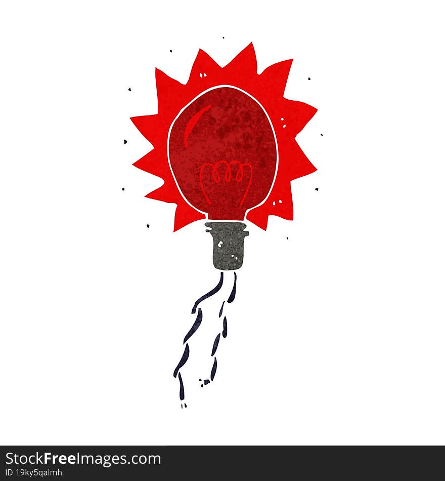 Cartoon Electric Light Bulb