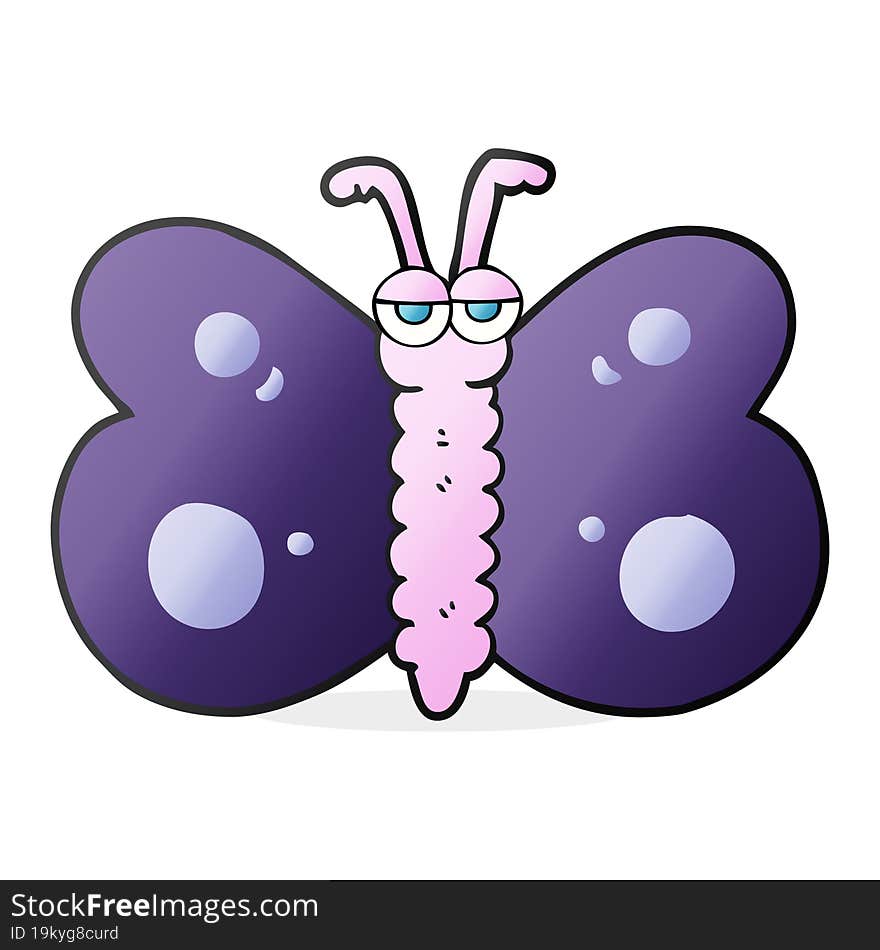 cartoon butterfly