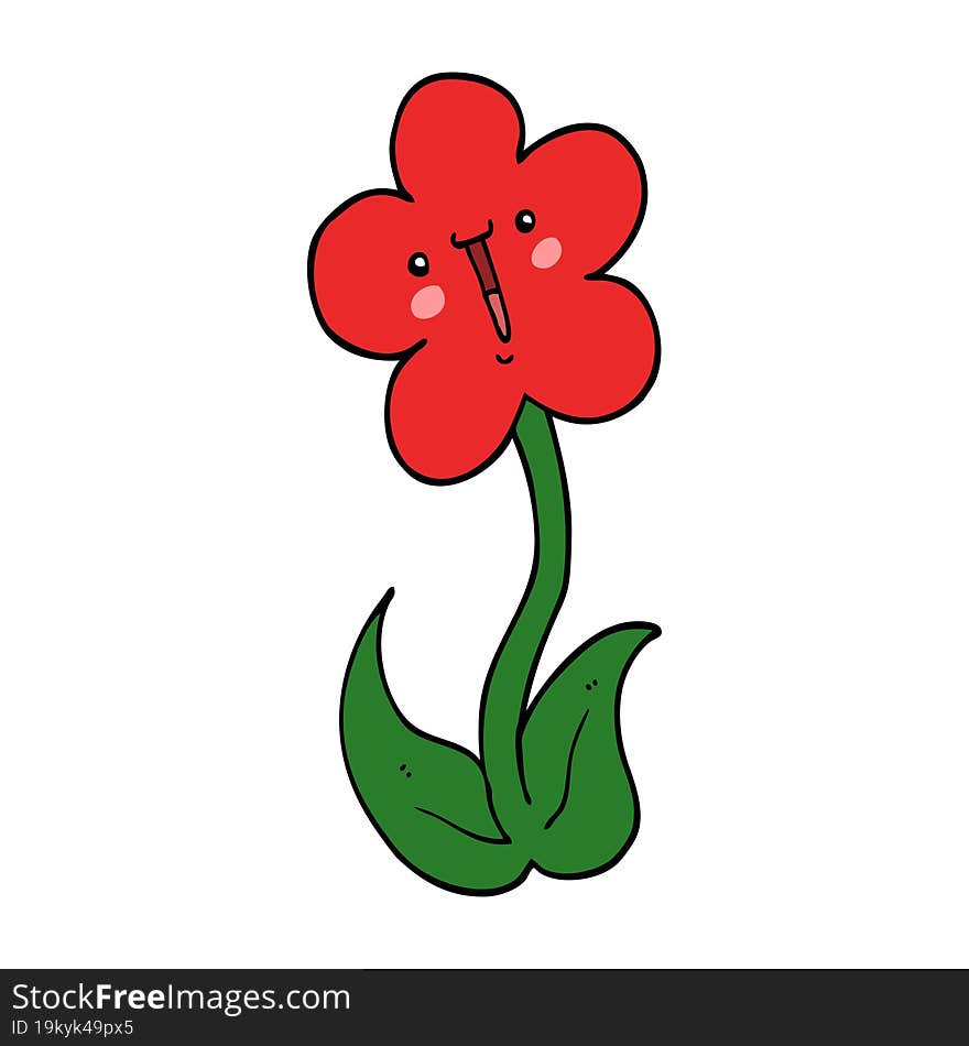 cartoon flower