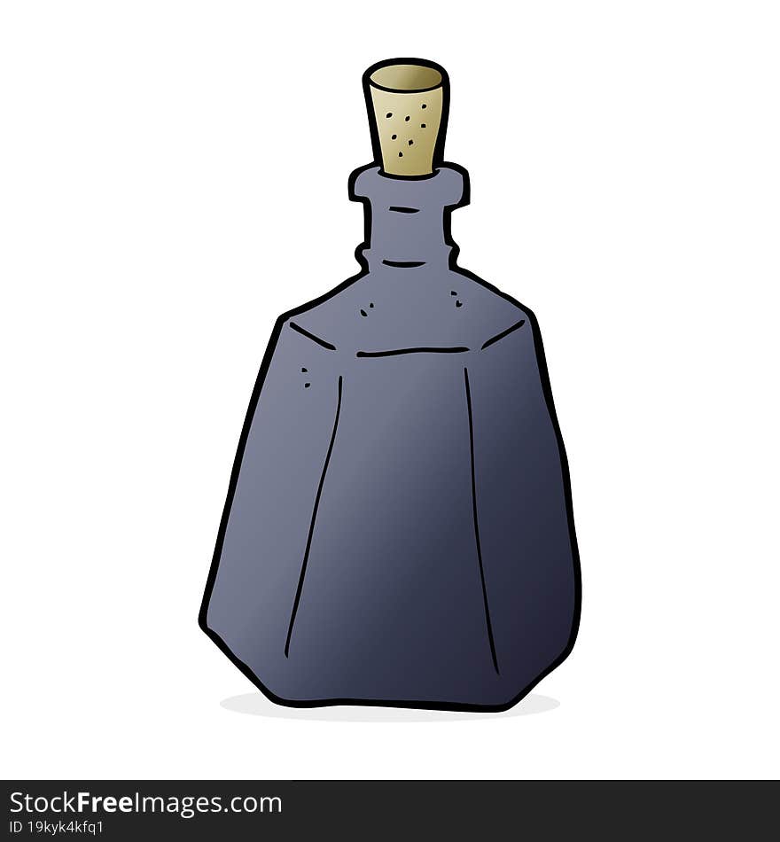 cartoon ink bottle