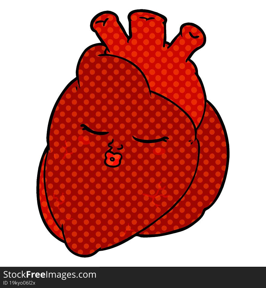 cartoon heart. cartoon heart