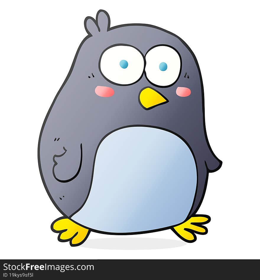 cartoon penguin