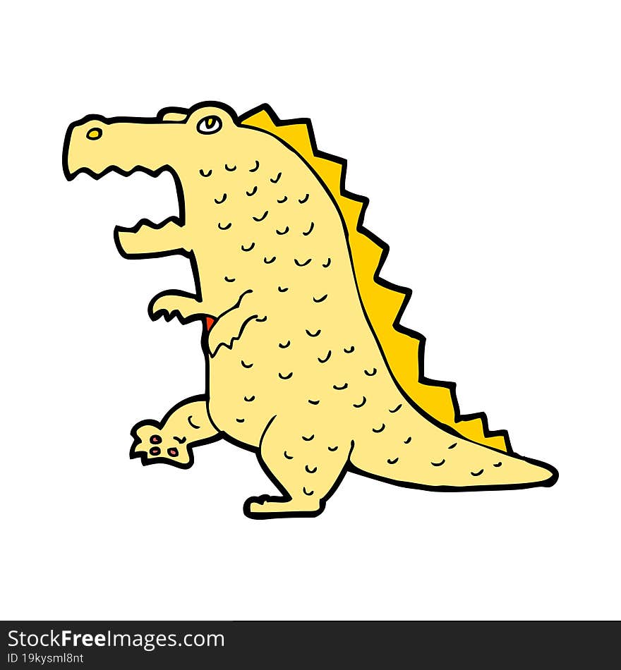 cartoon dinosaur