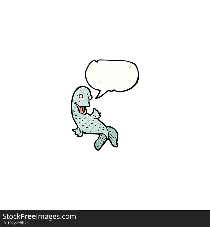 funny talking fish cartoon