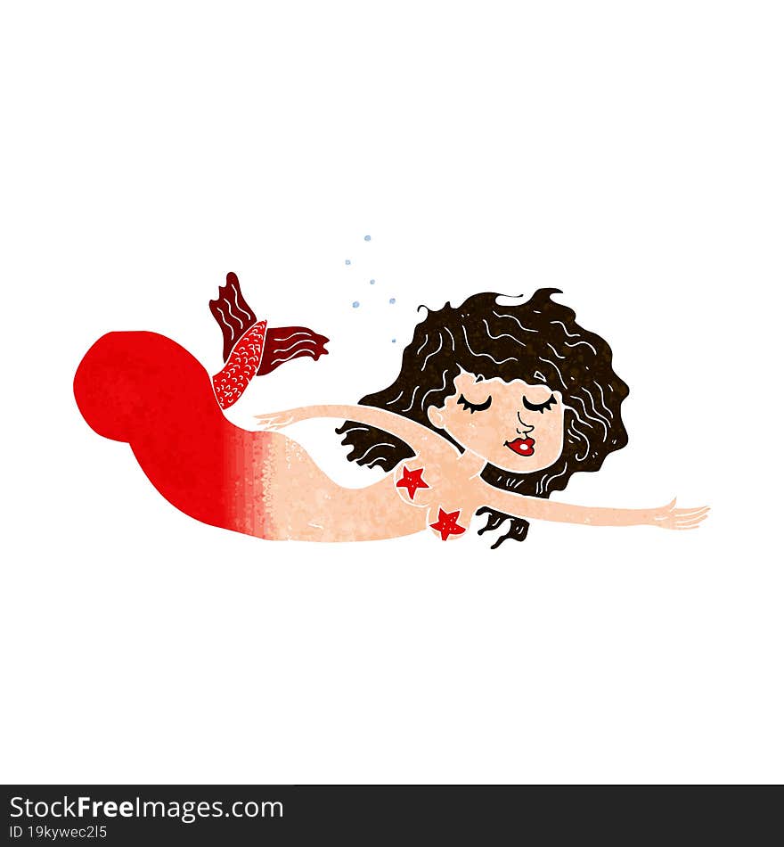 Cartoon Mermaid