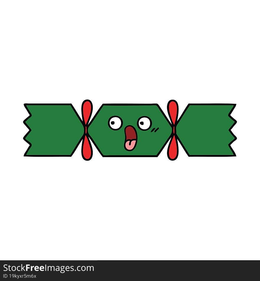 Cute Cartoon Christmas Cracker