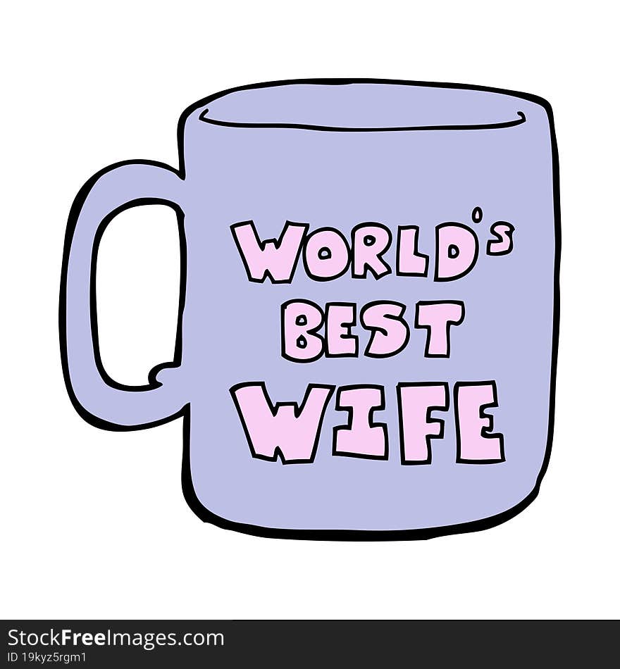 worlds best wife mug