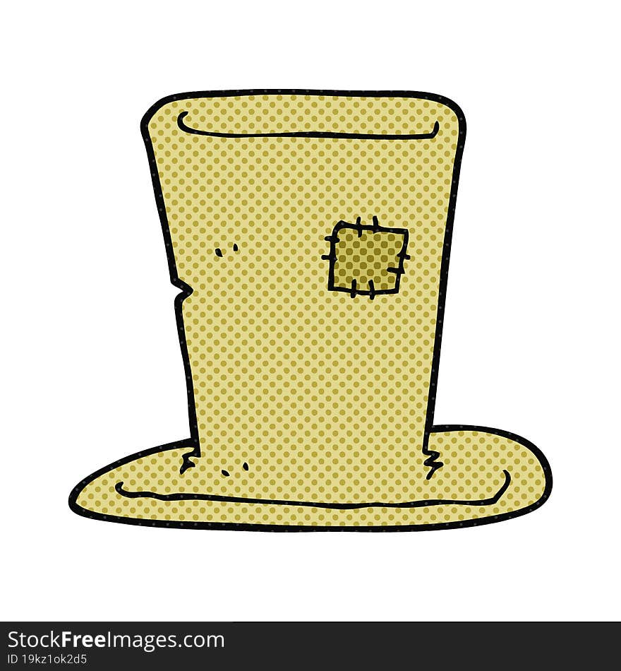 cartoon tramp top hat