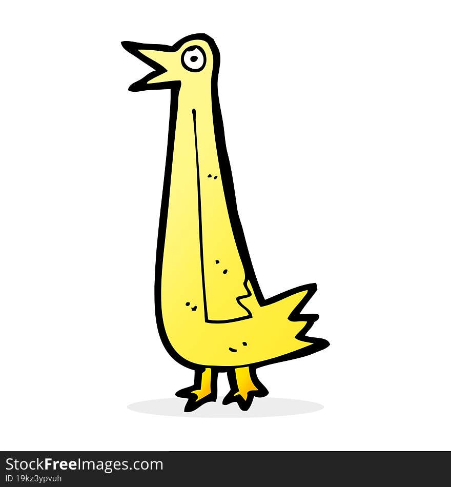 Funny Cartoon Bird