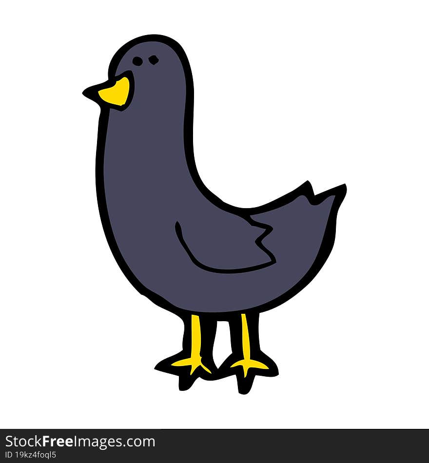 cartoon bird