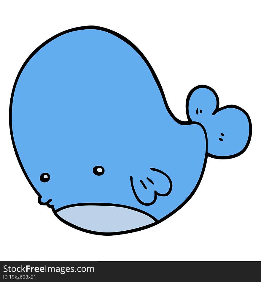 cartoon whale