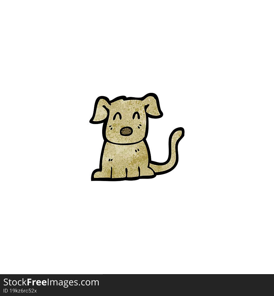 cartoon little dog