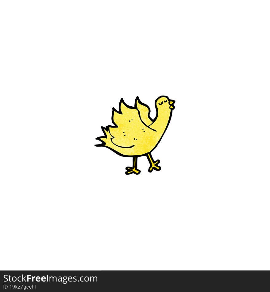 cartoon bird