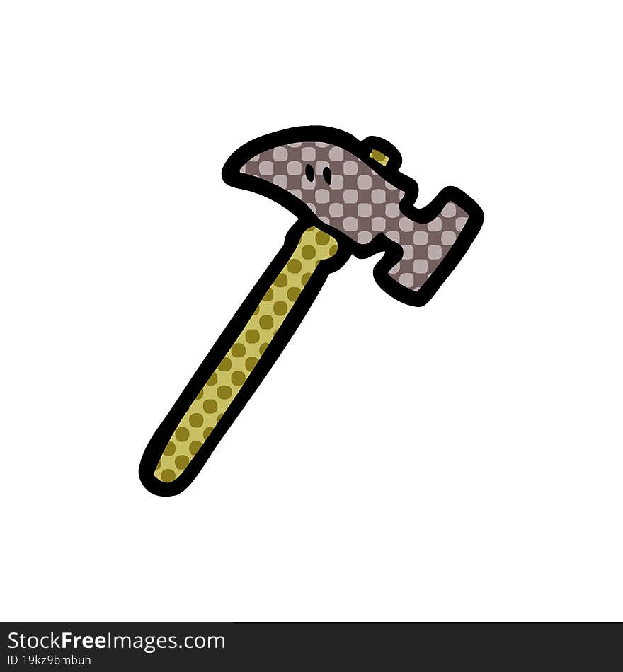 cartoon hammer. cartoon hammer