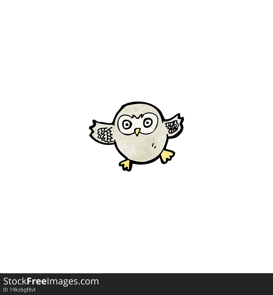 cartoon little owl