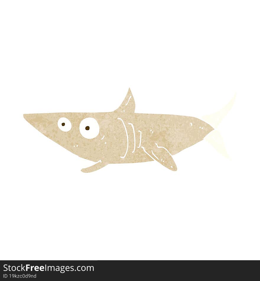 Cartoon Happy Shark