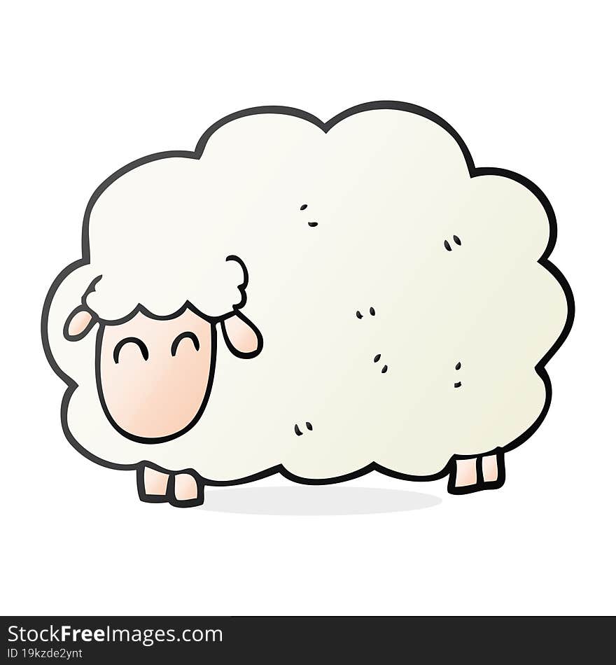 cartoon sheep