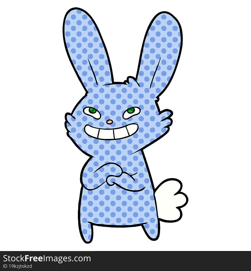 cartoon rabbit. cartoon rabbit