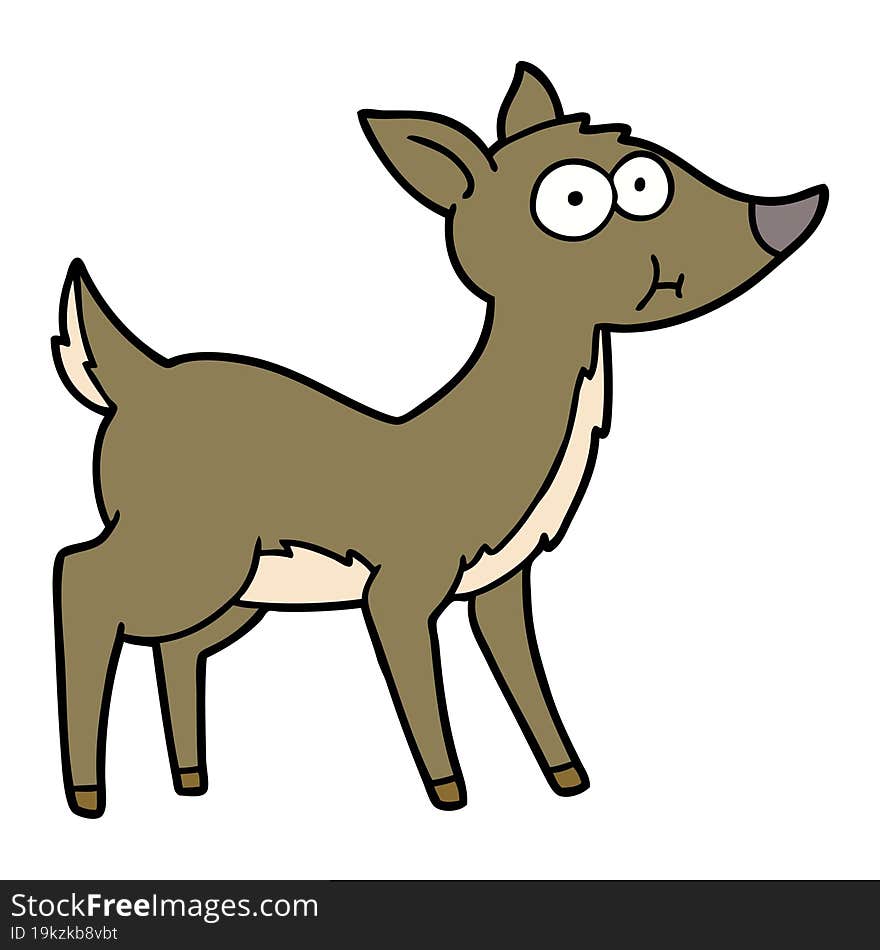 cartoon deer. cartoon deer