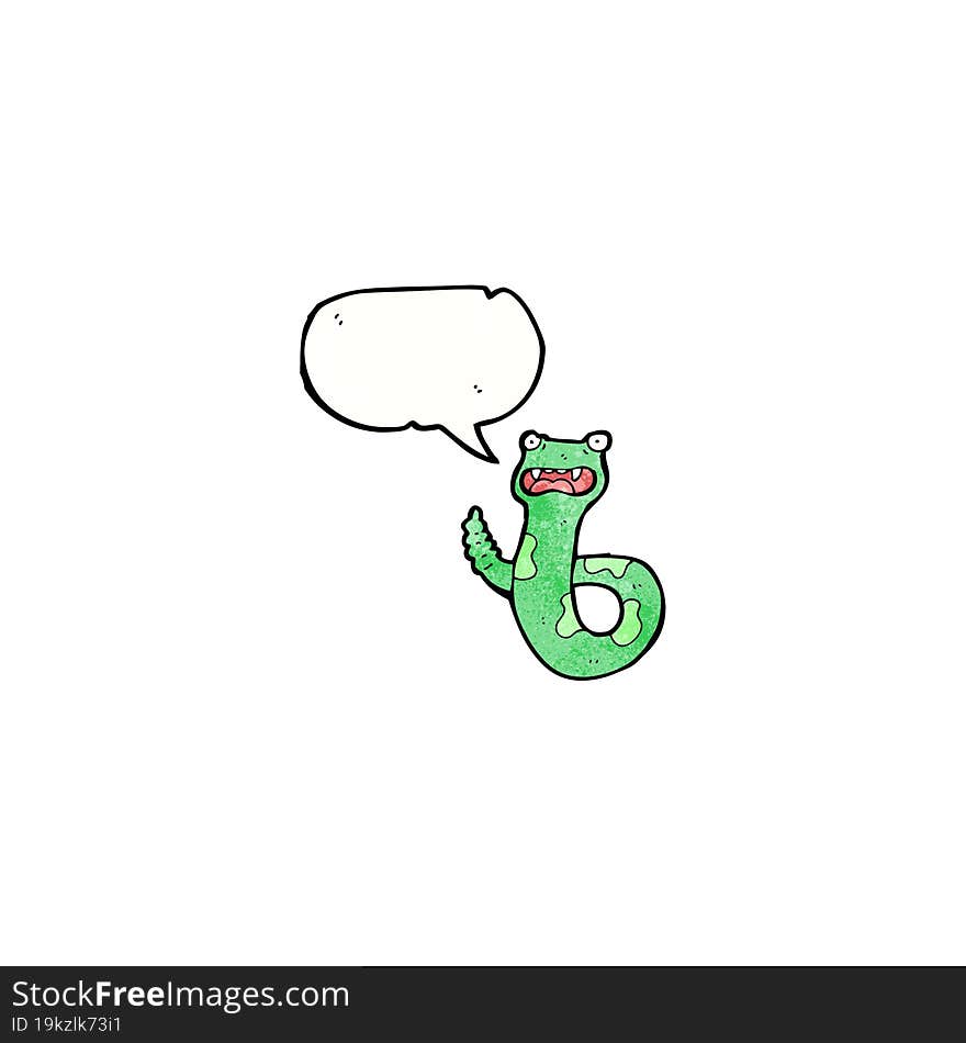 Hissing Snake Cartoon